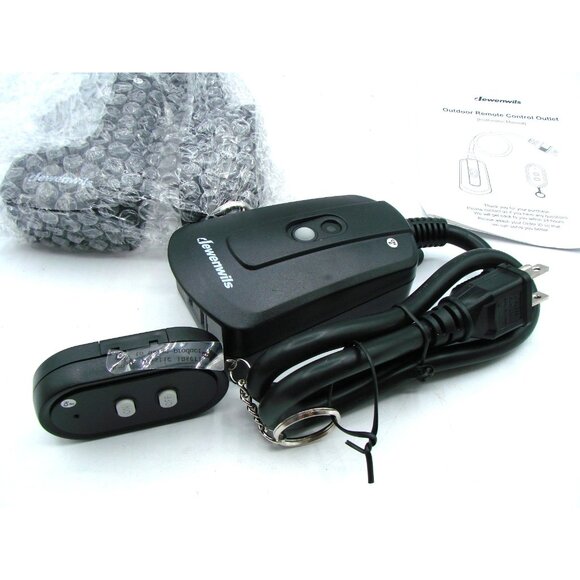 NEW Lot 2 DEWENWILS Outdoor Remote Control Outlets Plug In Lights Holiday Safety - Picture 3 of 9